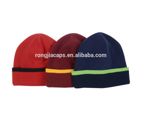 Chinese Factory Custom lady knit hat