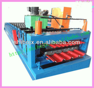 SHIBO Production IBR Cold Iron Double Roll Forming Machine Passed CE