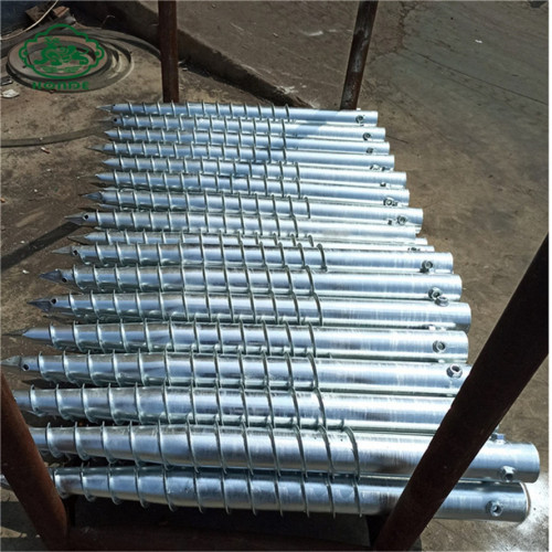 Âncora de estacas de parafuso helicoidal galvanizado