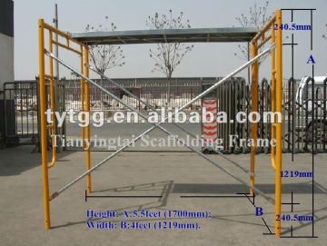 rigid walk through Scaffolding Frame