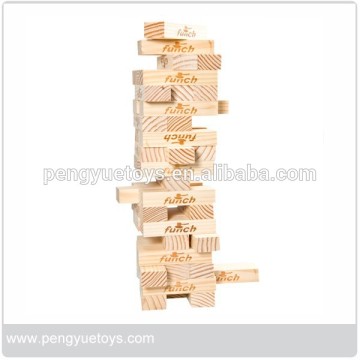 Hot Stamped Jenga Games / Wood Block Game Jenga / Jenga Wood Blocks