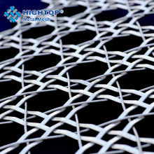 Decorative 304 & 316 Stainless Steel Crimped Wire Mesh Grilles and Cabinet Panel Inserts