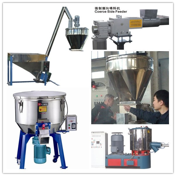 Plastic Nylon Fabric Making Machine of Double Screw Extruder in Plastic Extrusion Tse-65A