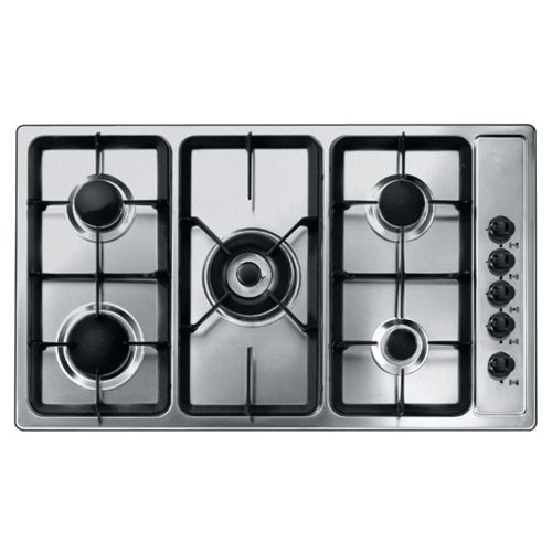 Indesit 5 Burner Stove Cast Iron Pan menyokong