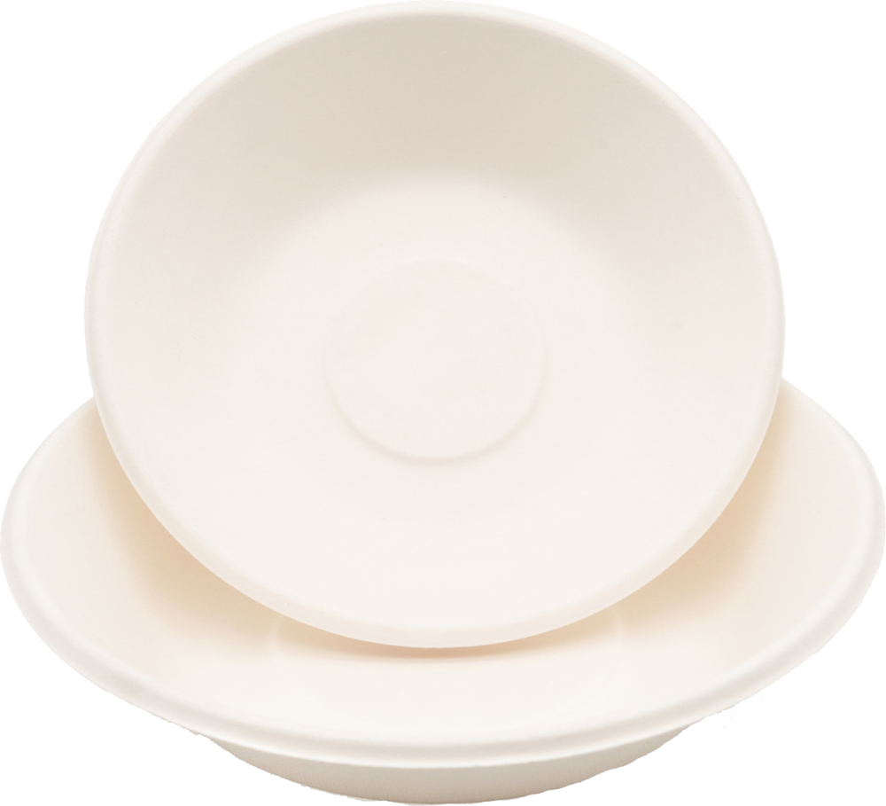 Wholesale Sugarcane bagasse tableware disposable soup new bowl round paper