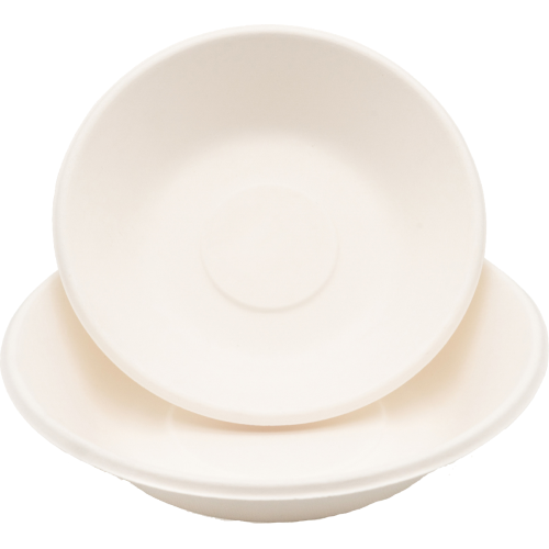 Wholesale Sugarcane bagasse tableware disposable soup new bowl round paper