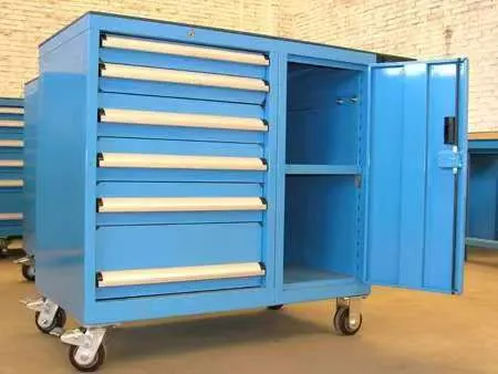 Multifunction Hardware Tools Stainless Steel Rooling Wheeled Storage Tool Chest Cabinet