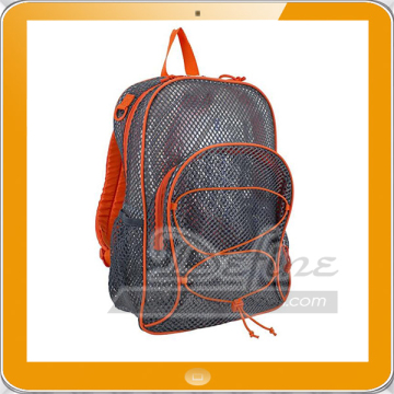 fashionable colorful mesh backpack