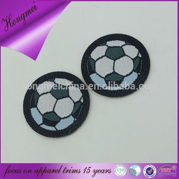 China wholesale football patch for child clothes cheap badge