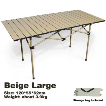 camping folding table with chairs
