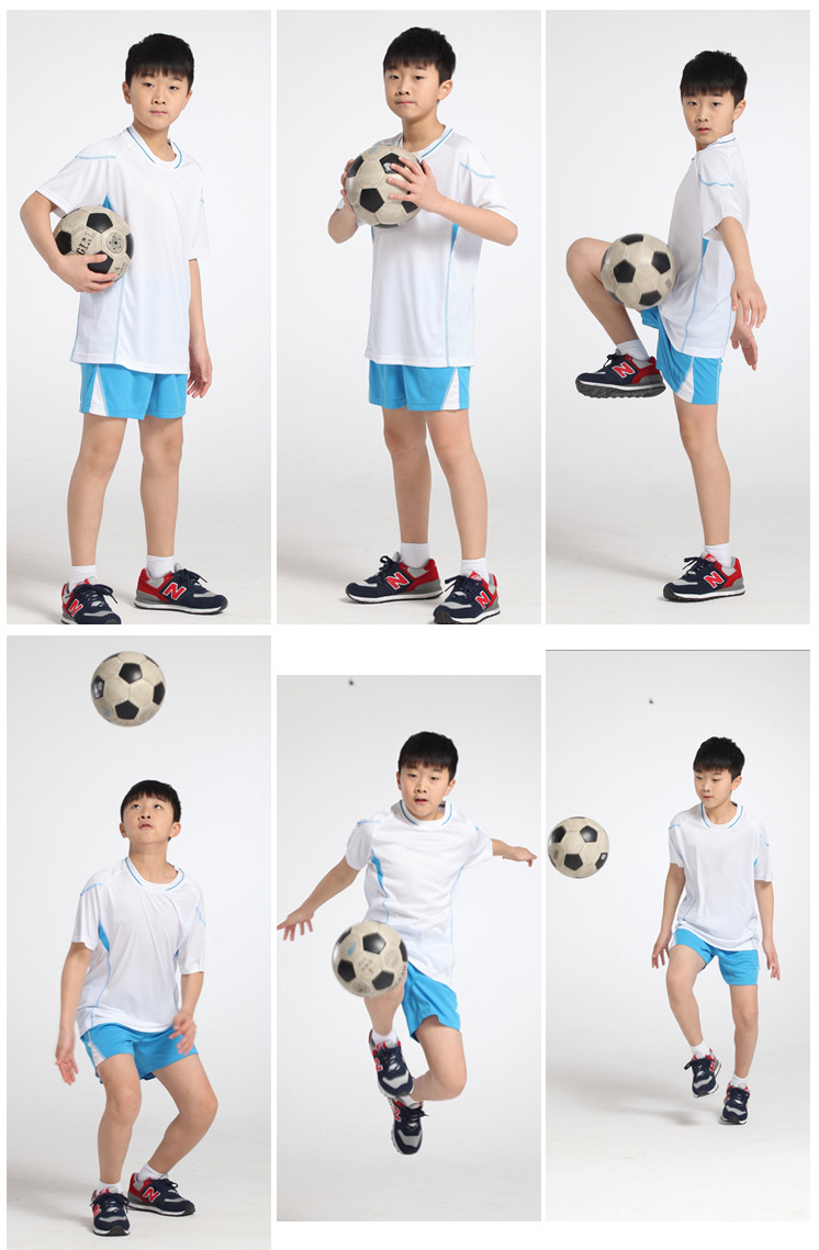 Wholesale Kids Soccer Team Soccer Uniforms Team Uniforms Cheap Football Jerseys Soccer Jersey Uniform Set With High Quality