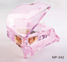crystal piano music box for birthday gift