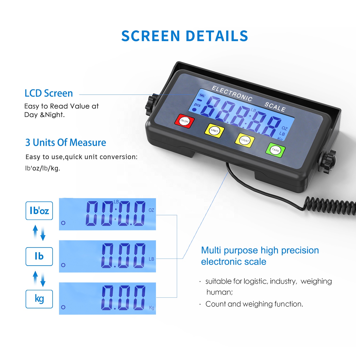 SF-809 electronic scale manufacturer animal weighing scales digital shipping parcel postage animal weighing scales