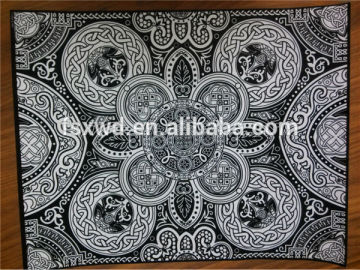 velvet patchwork quilt paper flock for package, DIY drawing