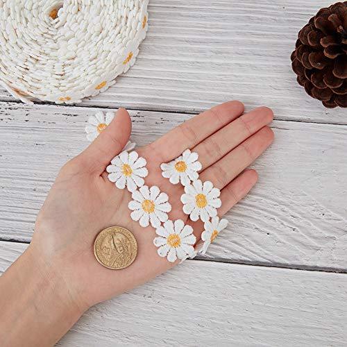 Spets Daisy Flower Ribbon Broderi Plast Bröllop