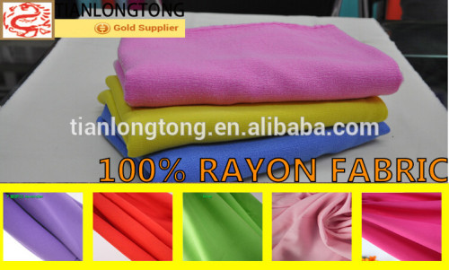 rayon/printed woven rayon fabric/polyester rayon spandex fabric