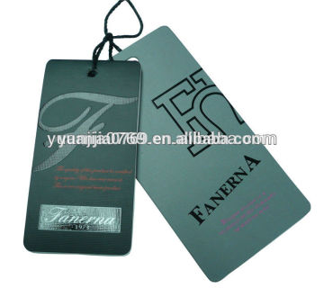 fancy new jeans denim hangtag with black cord