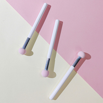 Pink Blush Sponge Makeup Brush With Handle Latex Free Eyeshadow Sponge Applicators
