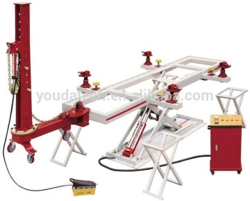 single pulling tower car frame straightening machine