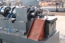 Automatic cut pipe bender