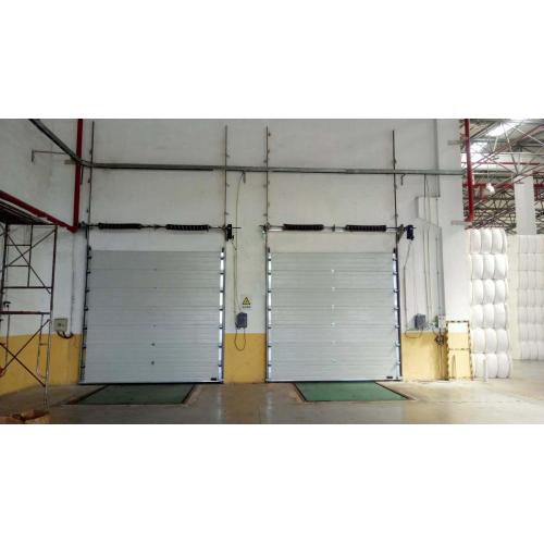 Portas seccionais suspensas automáticas industriais Porta de garagem