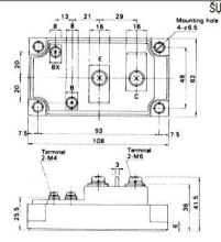 Igbt Power Module 1di200za-100 Power Transistor Module Fujitsu Igbt Power Module