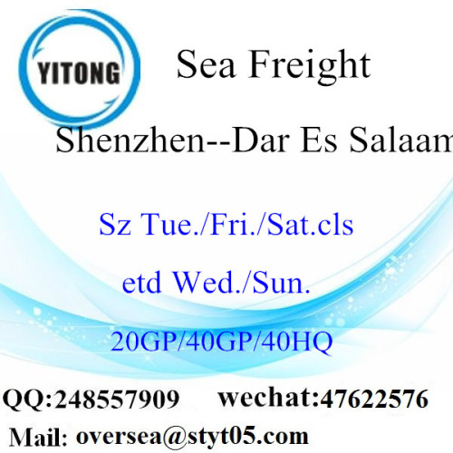 Shenzhen Port Sea Freight Verzending naar Dar Es Salaam