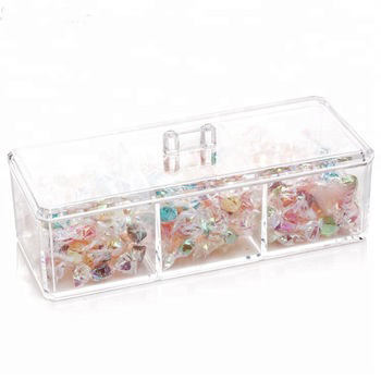 Wholesale Clear Acrylic Containers for Makeup and Candy Storage