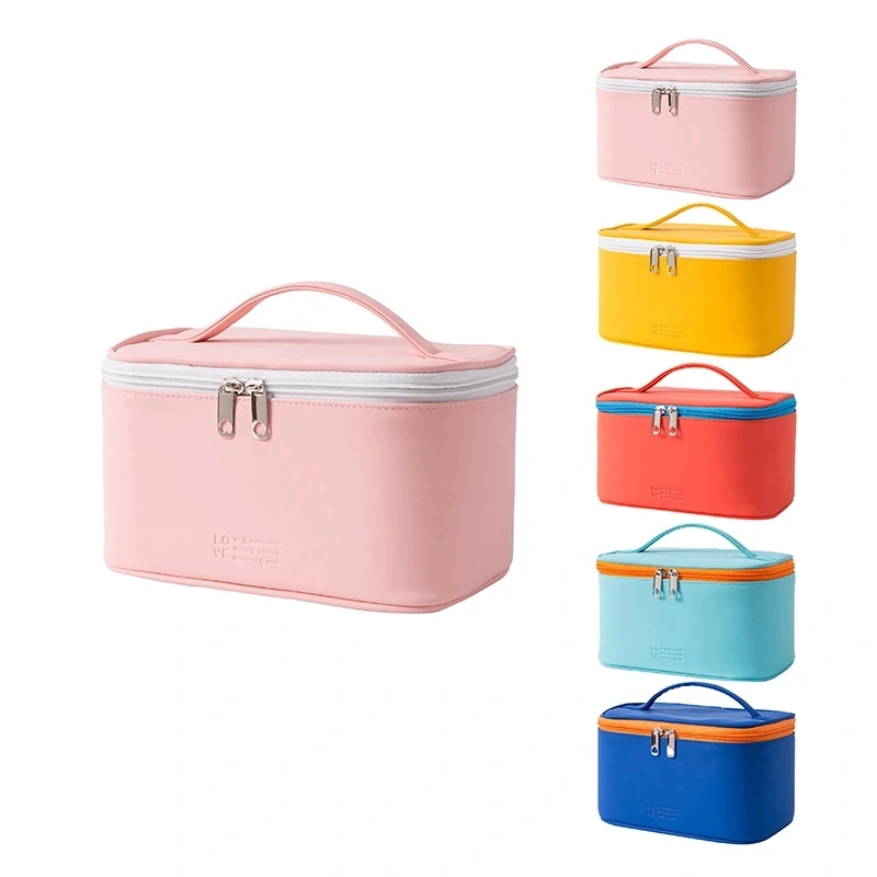 Hot Sales Travel Waterproof Portable Women Makeup Bag High Capacity Toiletries Organizer Storage Cases Zipper Wash Beauty Pouch Cosmetic Bag