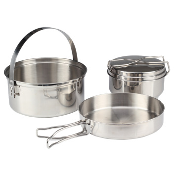 Stainless Steel Combination Cookware Camping Kitchenware