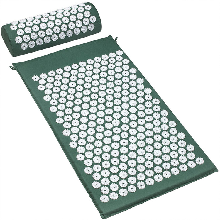 High Density  Foot Massage Mat Acupressure Mat With Pillow, Yoga Nail Mats