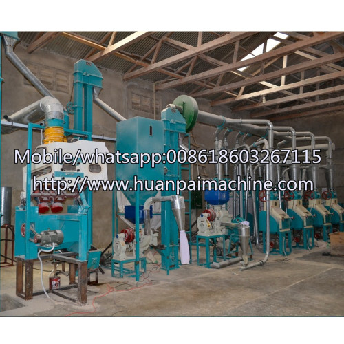 30 ton per day wheat grinder machine mini rice mill machine flour milling machine production line