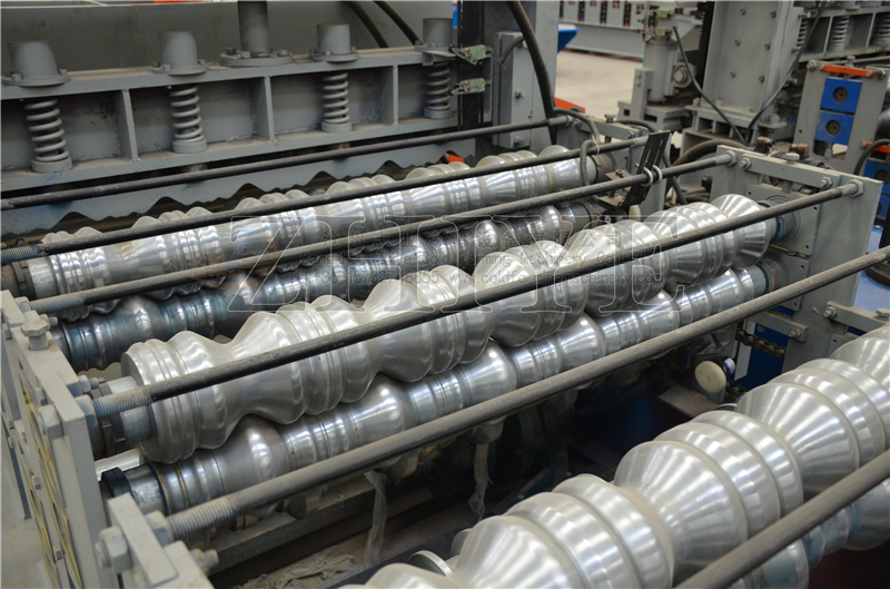 Double Profile Corrugated Machine For Roofing Sheets