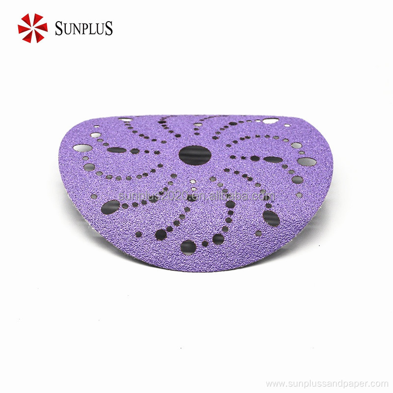 German Ceramic Sanding Disc Purple Film Sand Paper