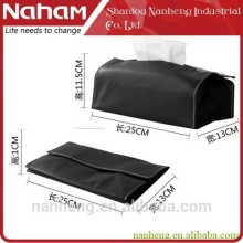 NAHAM Office Home Decorative Desktop Soft PVC Leather Tissue box