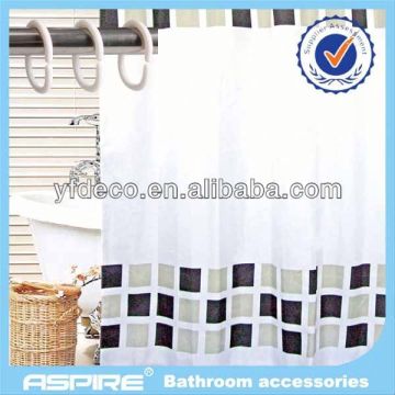 Polyester european style polyester shower curtain