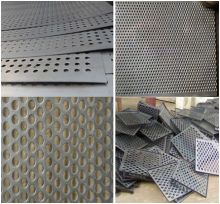 perforated metal sheet panel