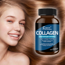 Organic Marine Collagen Peptides Capsules with Vitamin C