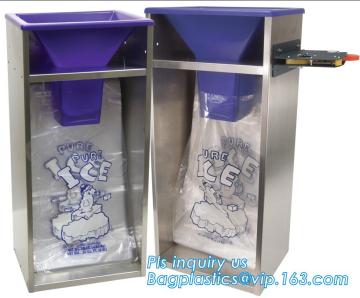 Recyclable pvc wine cooler ice bag, insulated ice cream carry cooler bag, juice ice tea ice cola bag/pouch/sachet