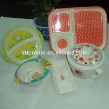 melamine table setting, melamine plate, melamine set for kids