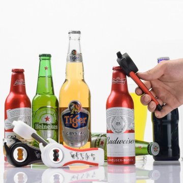 New Style Plastic Handle Multifunction Bottle Opener