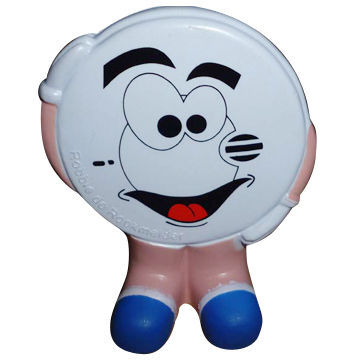 PU Squeezable Robbie Style Toy with Good Texture, Stress Reliever
