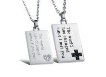 2017 316L Cheap personalized dog tags for couples