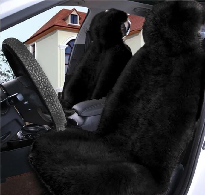 Promotional High Quality Sheepskin Car Seat Cover