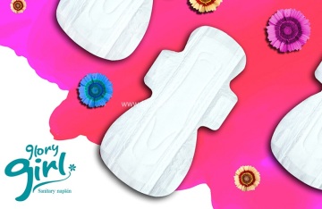 Super absorbent  female cotton sanitary pad brands