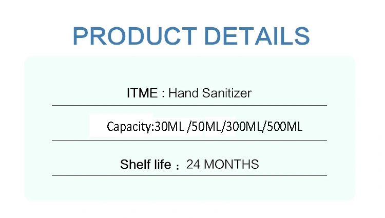 Chinese Supplier Washfree Hand Sanitizer Hand Sanitizer