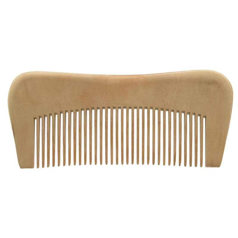 Private Label Wooden Comb Custom Men's Wooden Beard Shaping Tool