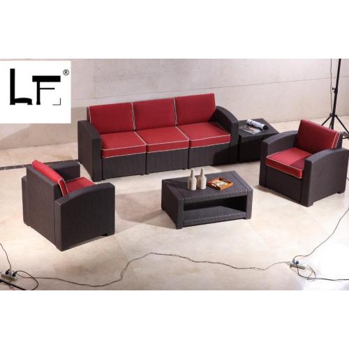 Set sofa rotan outdoor pabrik langsung