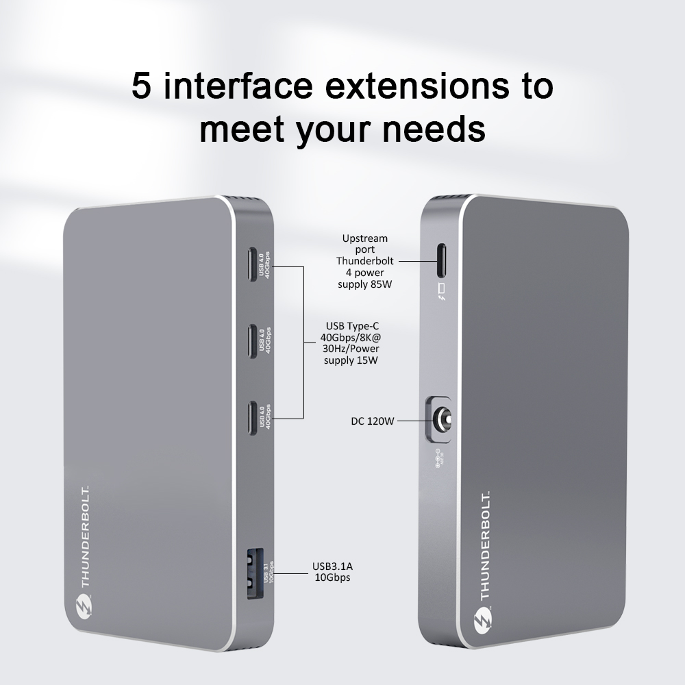 Thunderbolt4 USB 3.0 docking station hubs