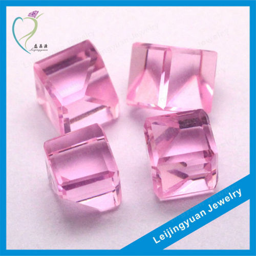 Rose Cubic Rough Gemstone Prices For Bead Jewelry Making